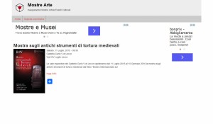Mostra sugli antichi strumenti di tortura medievali  Mostre Arte